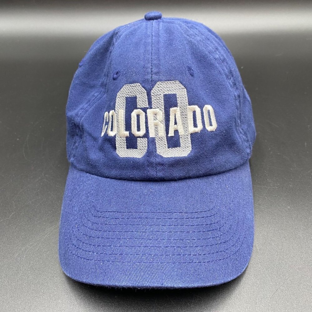 Dog Daze Colorado Navy Adjustable Hat